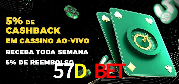 Promoções do cassino ao Vivo 57D Bet